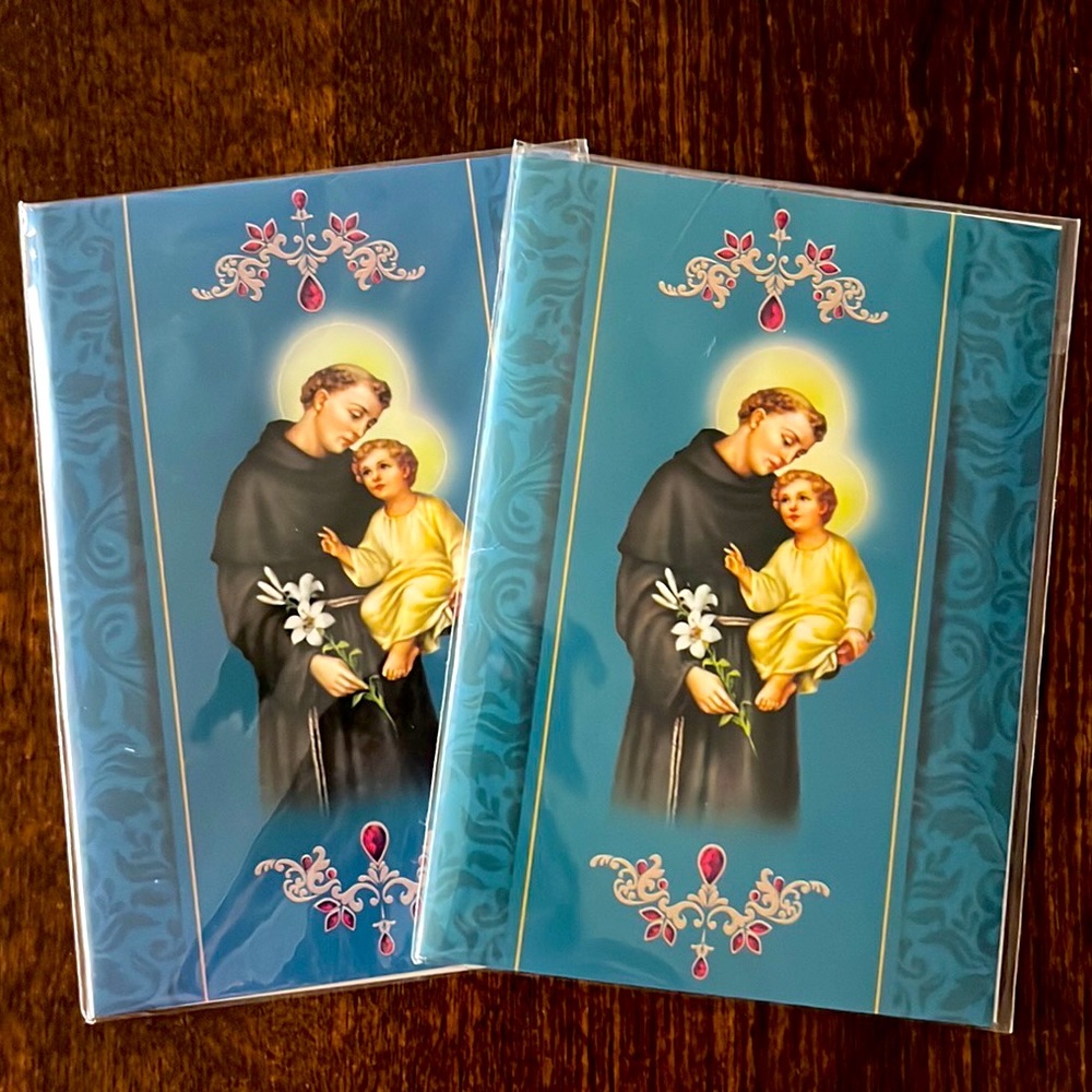 2 Unused St. Anthony Short Prayers for "Thirteen Tuesdays"